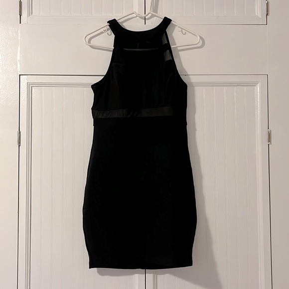 Black striped mesh dress by Windsor - Picture 1 of 1